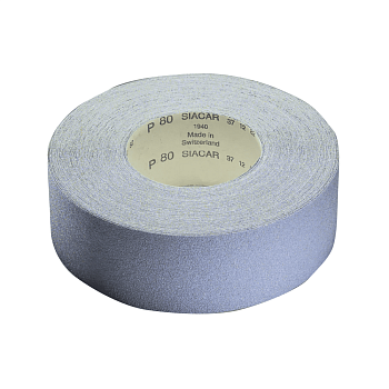 Полоса абразивная в рулоне P100 siacar 70мм*50м без липучки